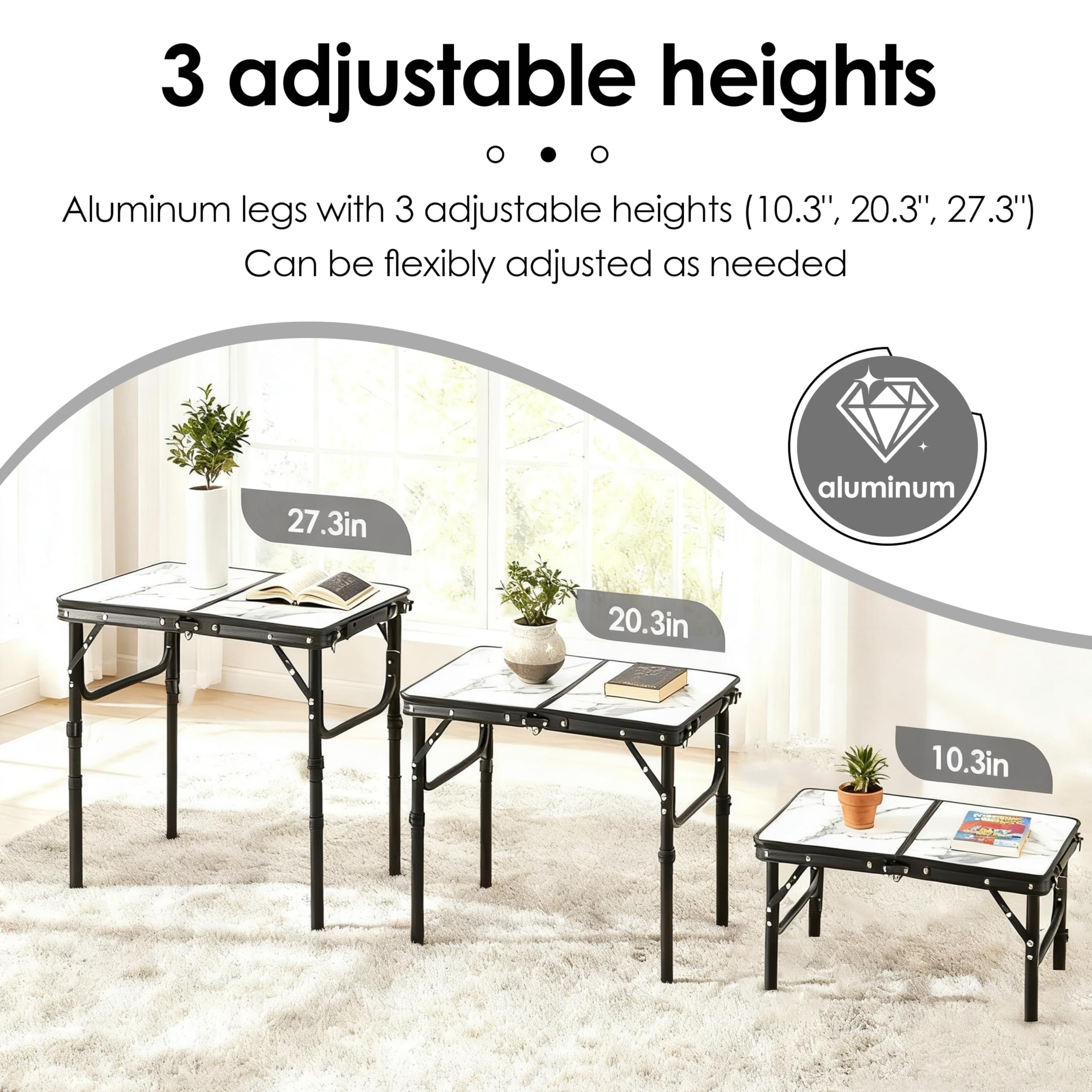 Yriuat folding TV tray versatile for indoor and outdoor use