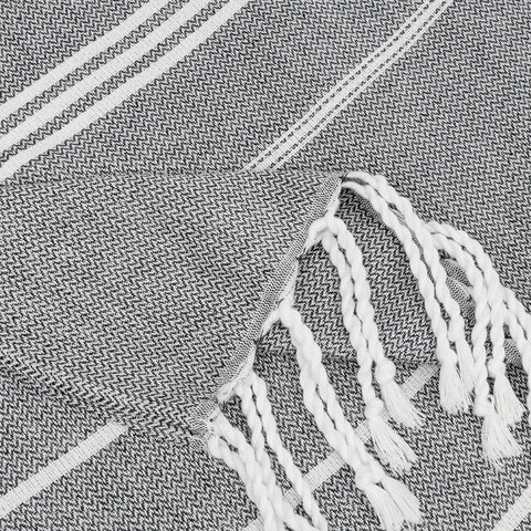 YSYJ Turkish Beach Towel sand-free weave keeps sand at bay.