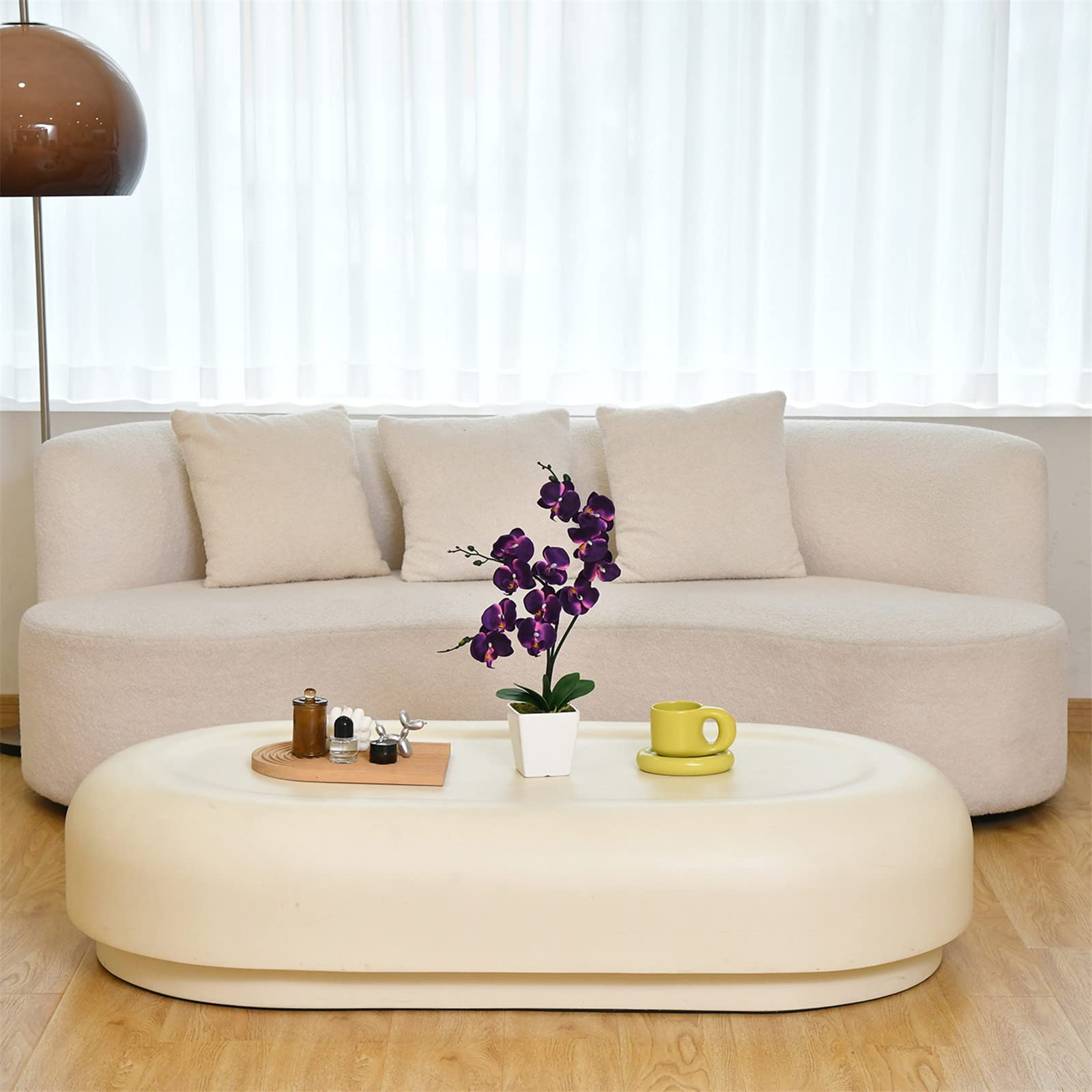 YSZL realistic-leaves latex texture enhances lifelike orchid look.