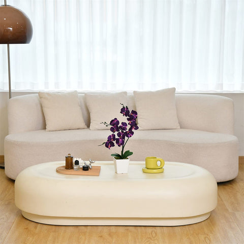 YSZL realistic-leaves latex texture enhances lifelike orchid look.