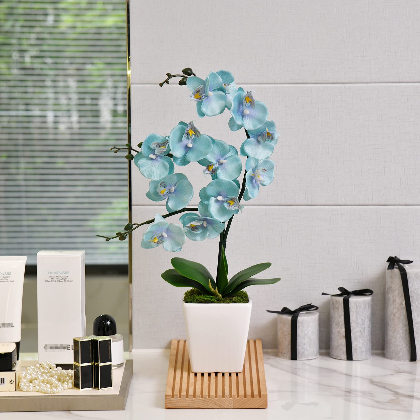 YSZL silk orchid leaves natural touch add authentic texture