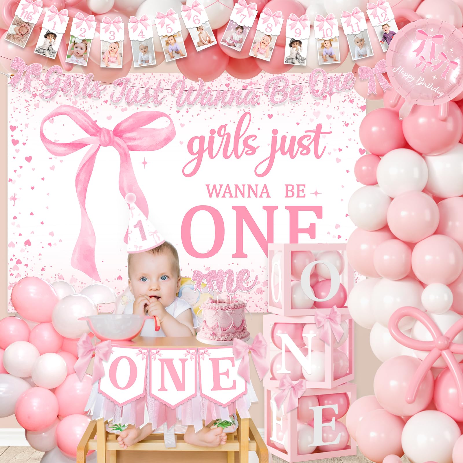 YTGUVBK bow tablecloth creates a coordinated princess base for festive party tables