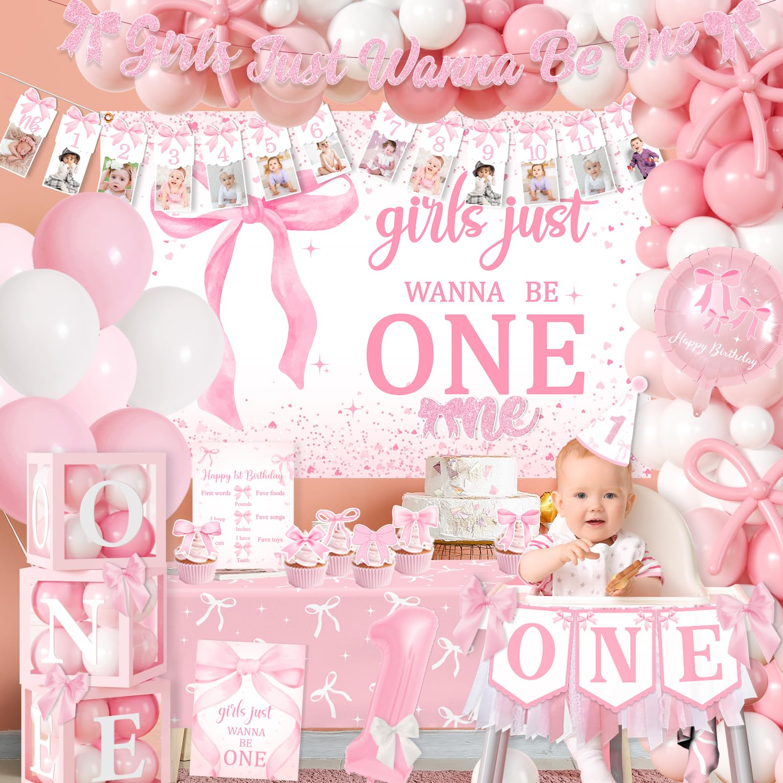 YTGUVBK high chair banner celebrates the guest of honor
