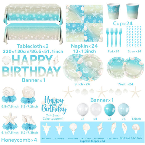 YTGUVBK seashell balloons brighten indoor or outdoor celebrations