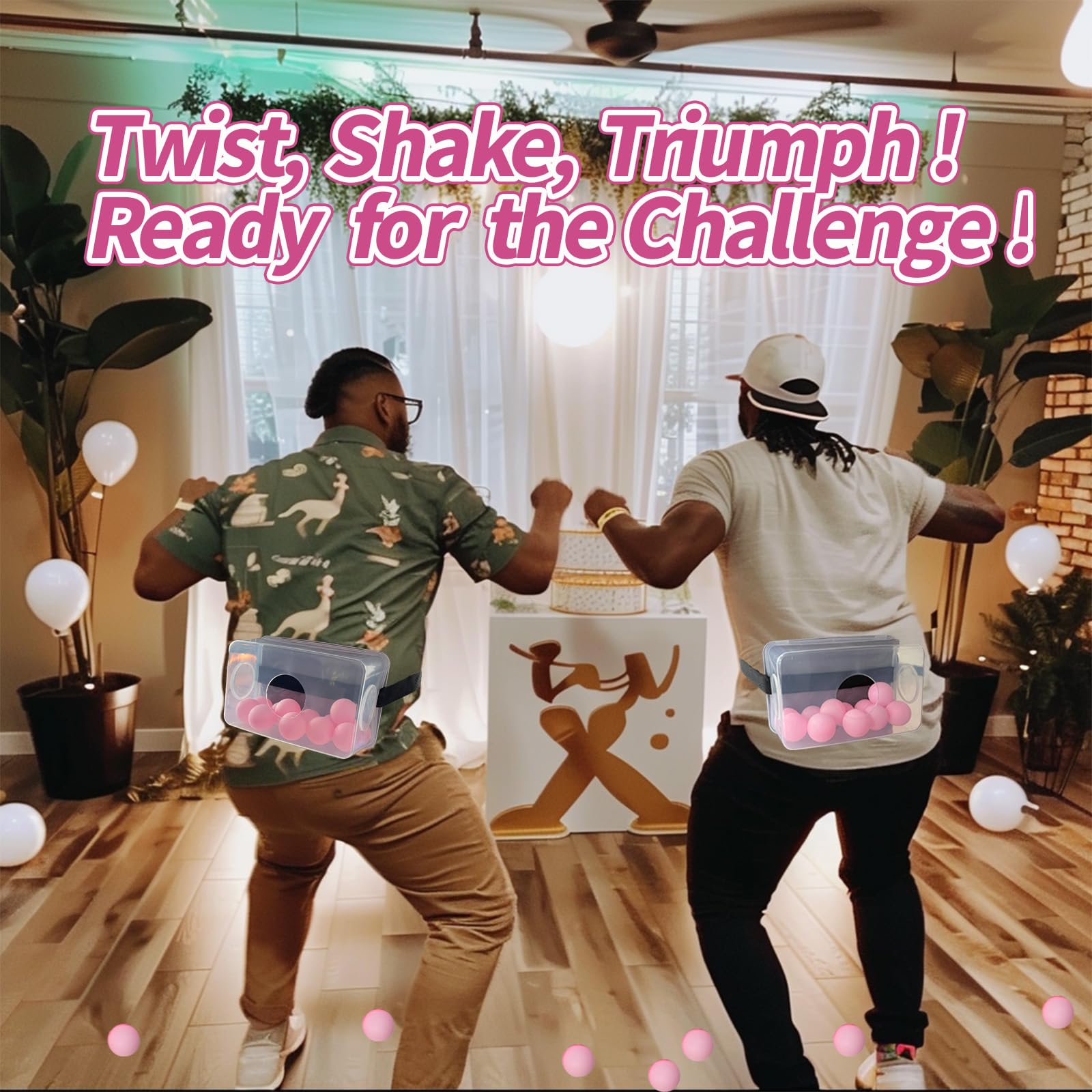 YUBAIHUI six-player hip-shake game in action for group entertainment.