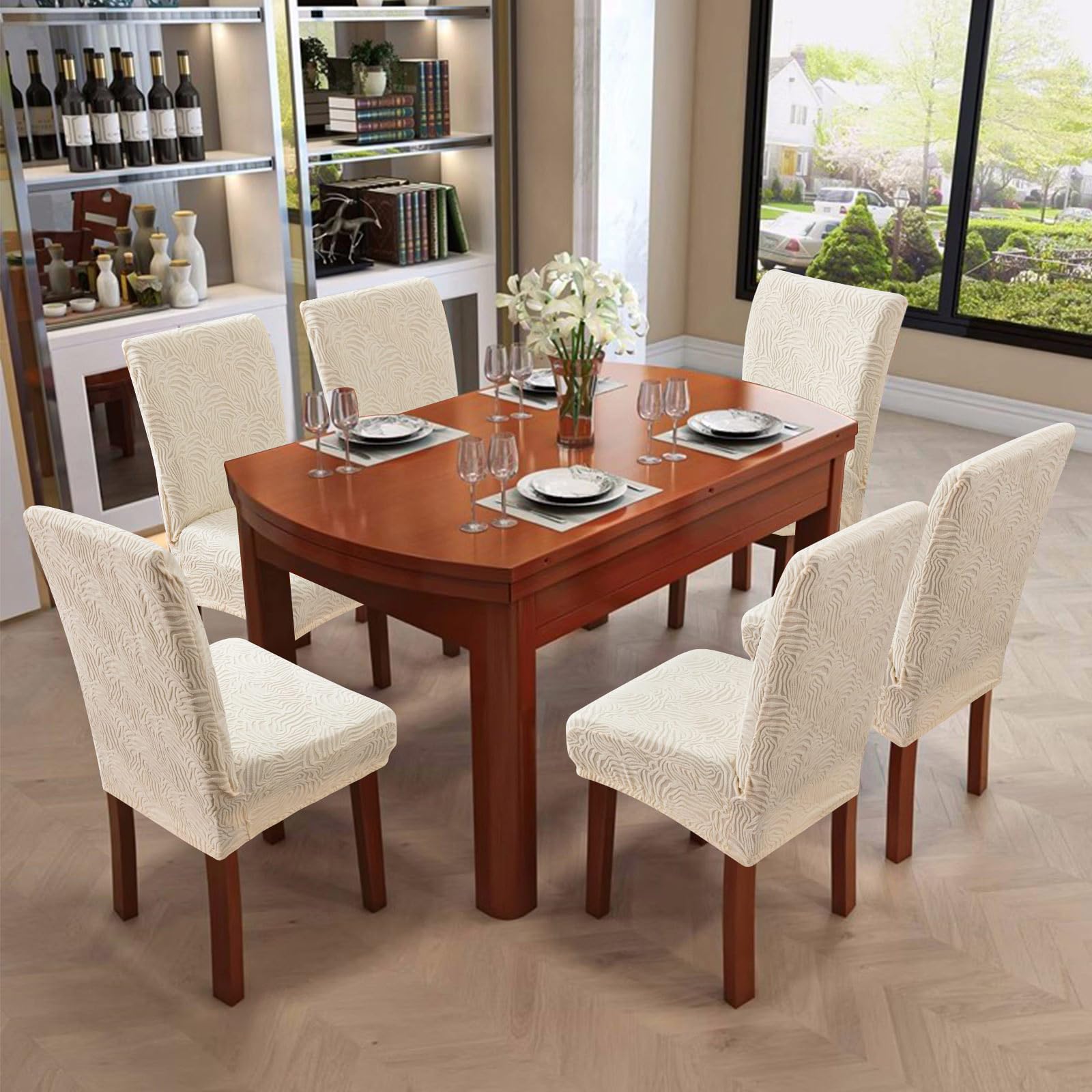 YUEANG beige pack6 easy care for busy homes