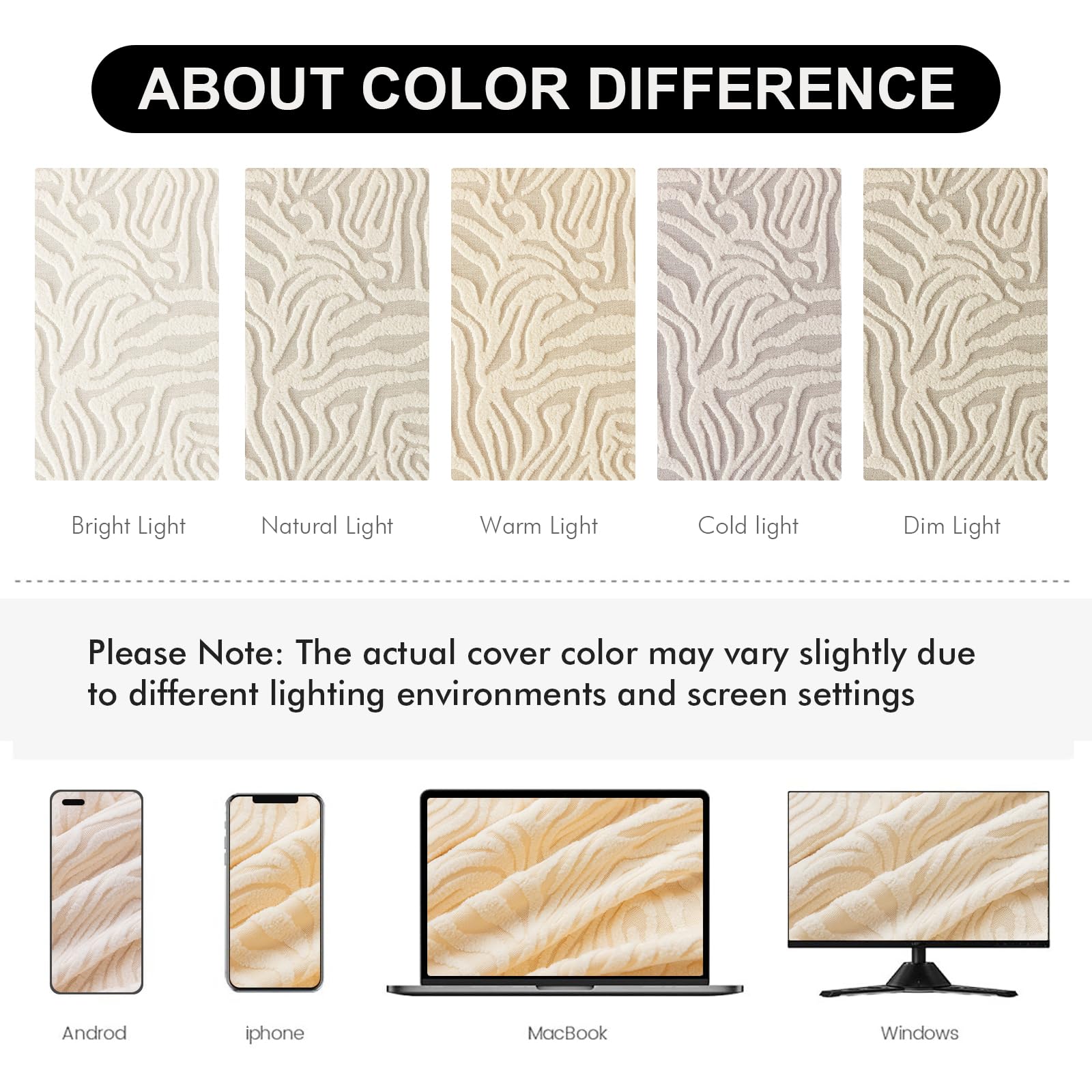 YUEANG beige pack6 side detail highlights smooth durable texture