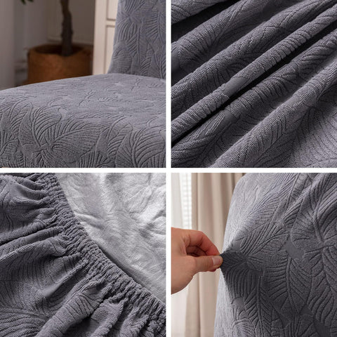 YUEANG washable chair cover with easy-care instructions.