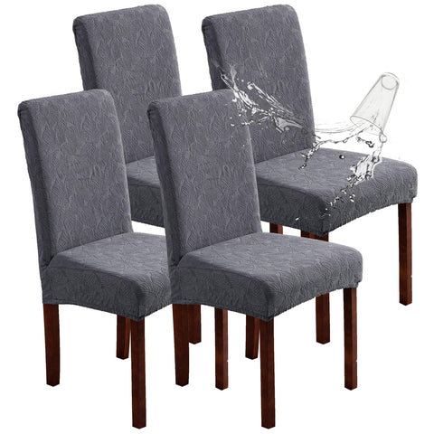 YUEANG waterproof dining chair cover demonstrates waterproof layer guarding against spills.