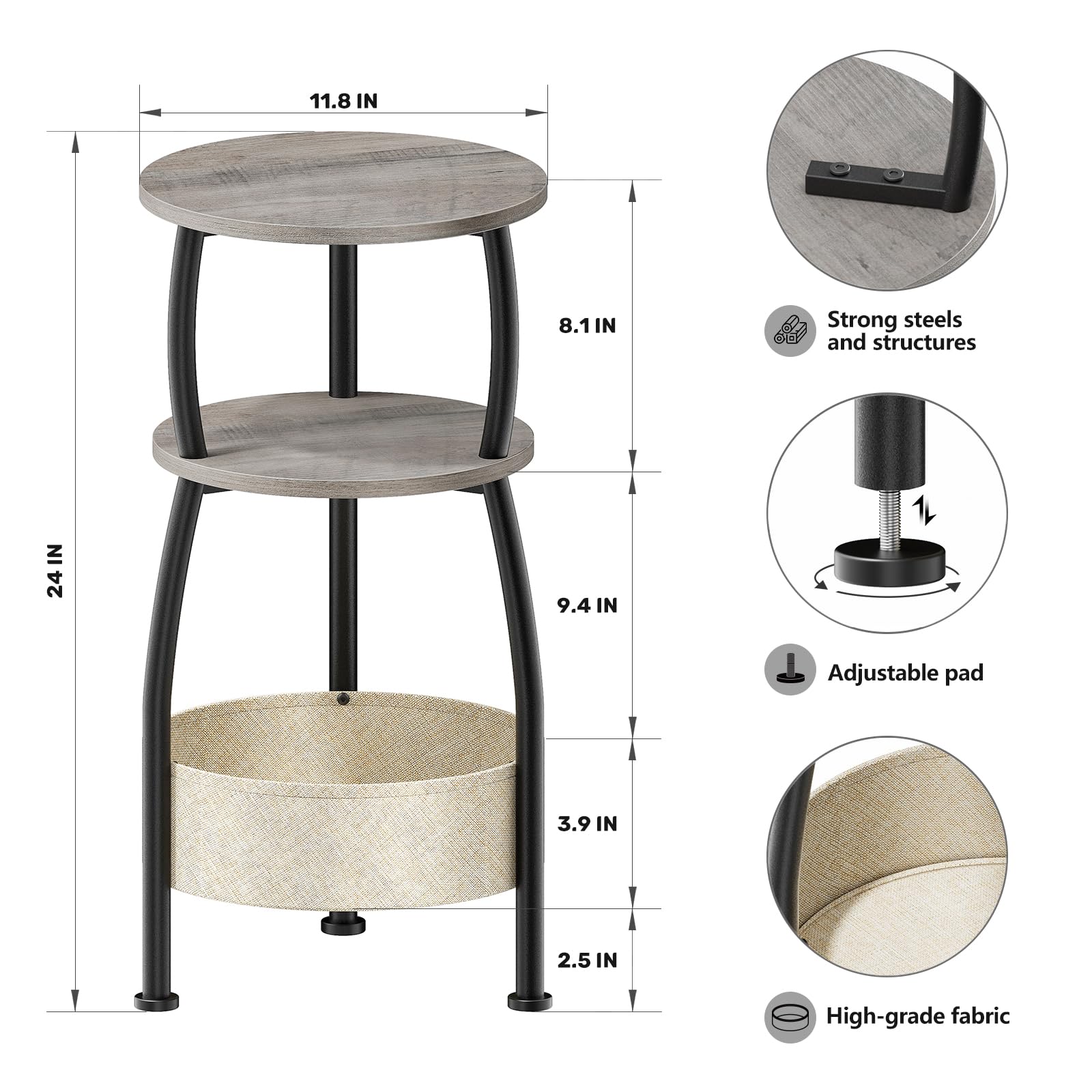 Yuede in living room setup beside sofa for versatile use