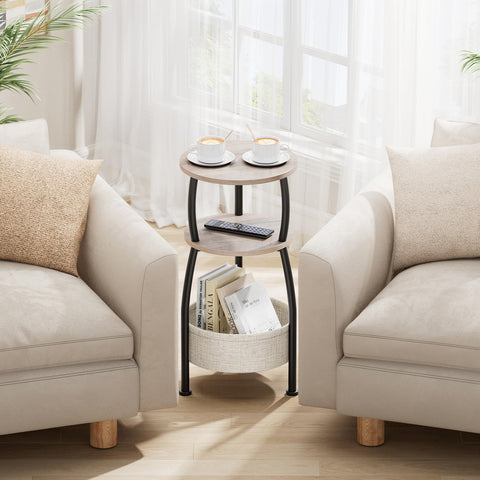 Yuede storage basket closeup with detachable linen bin for tidy storage