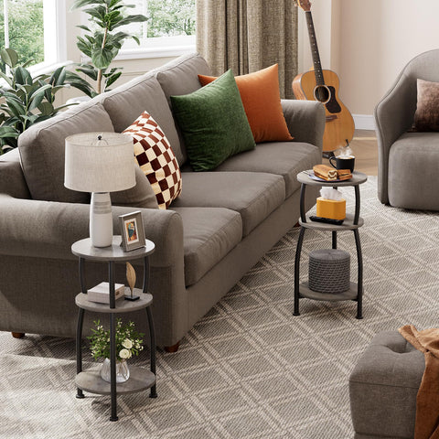 Yuede table features rounded edges for safer daily use.