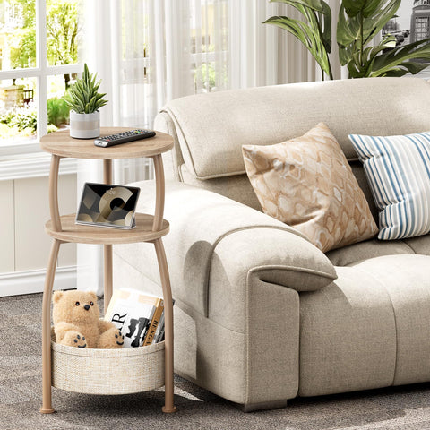 Yuede fabric basket storage detaches for hidden, breathable organization.