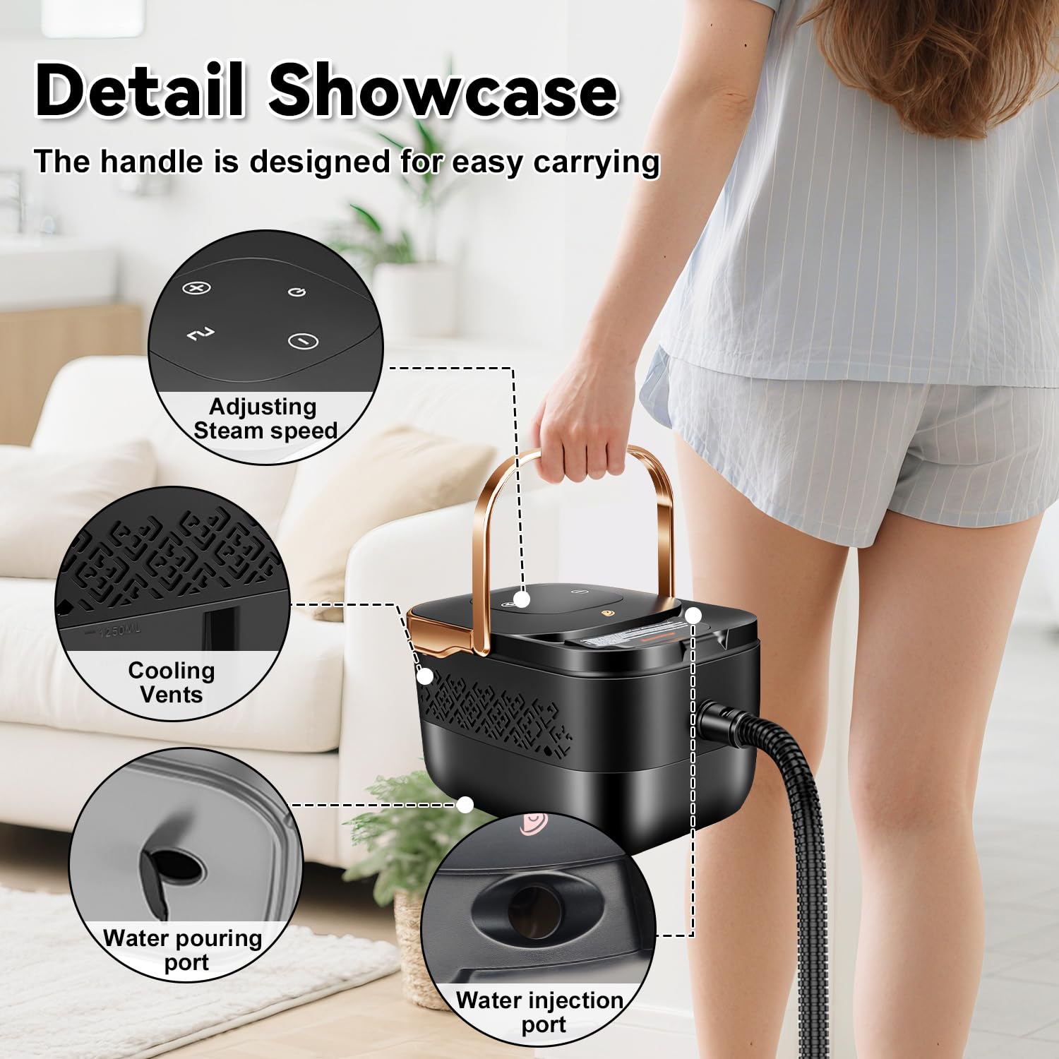 Yueidung steam cleaner kitchen use on ovens, grills, and counters.