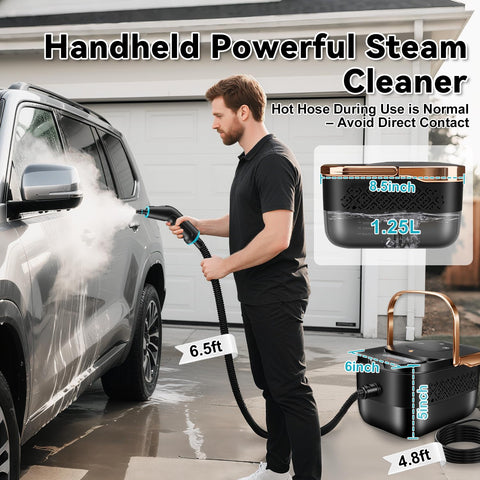 Yueidung steam cleaner water tank, large capacity for fewer refills.