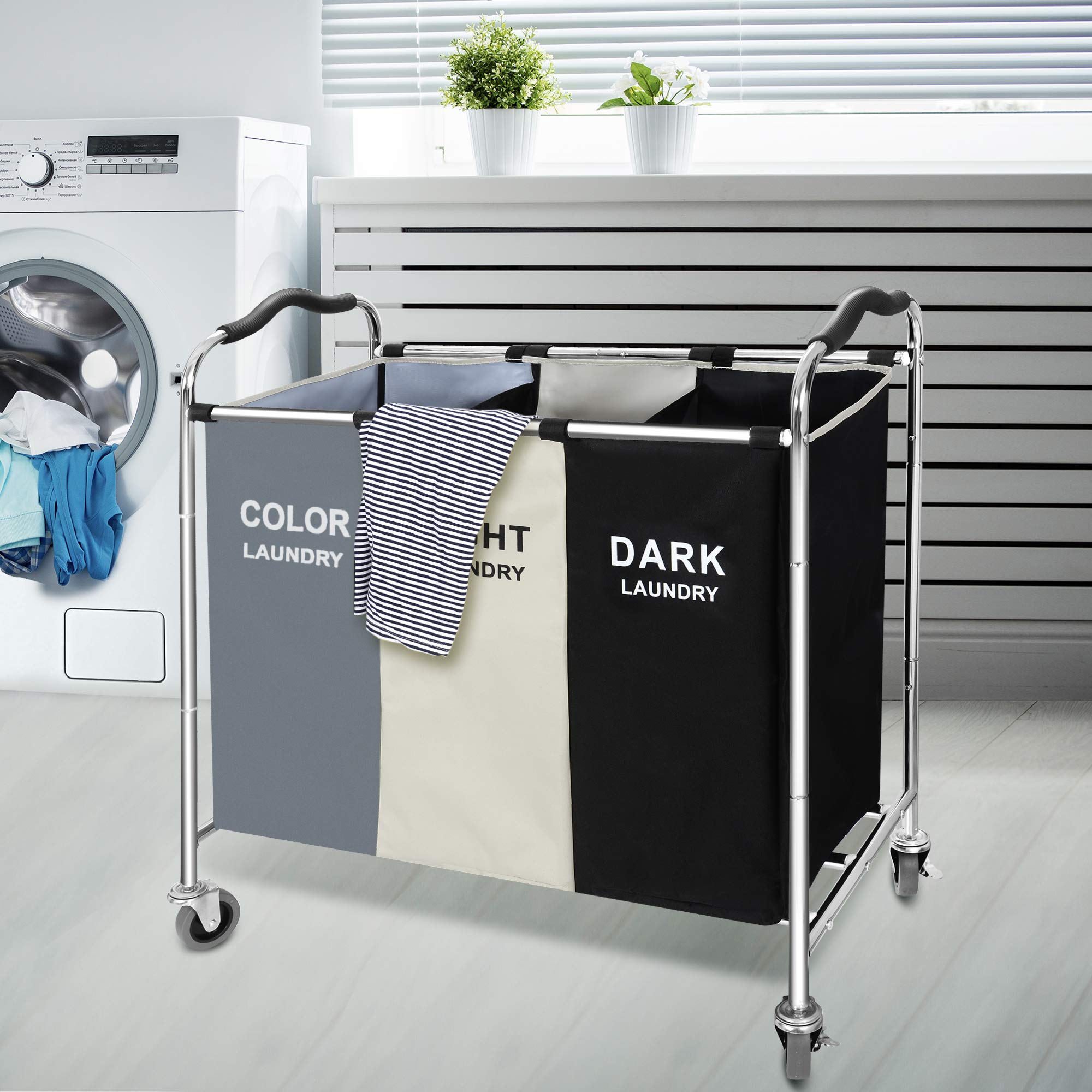 YUELAN dorm-friendly organizer keeps laundry and toys tidy.