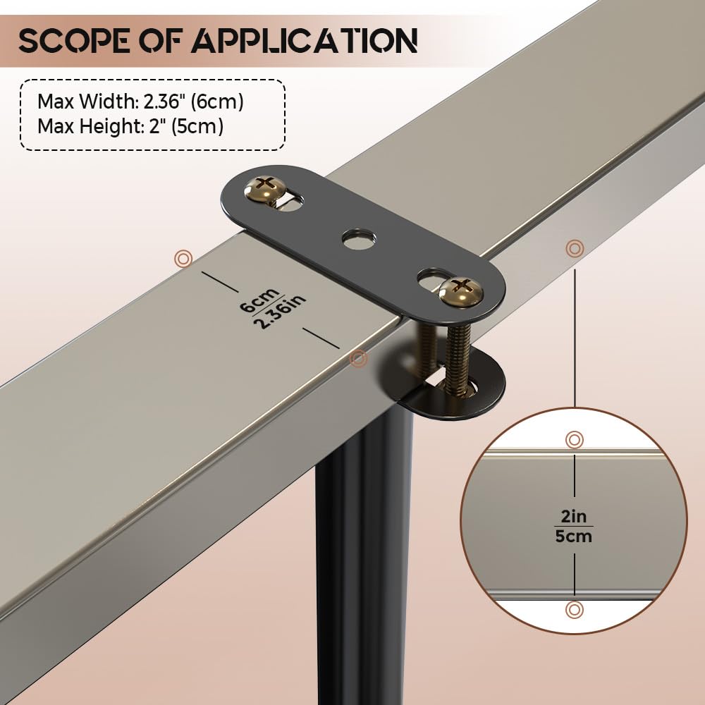 YUEYIN adjustable height range 7 to 12.6 inches for versatility