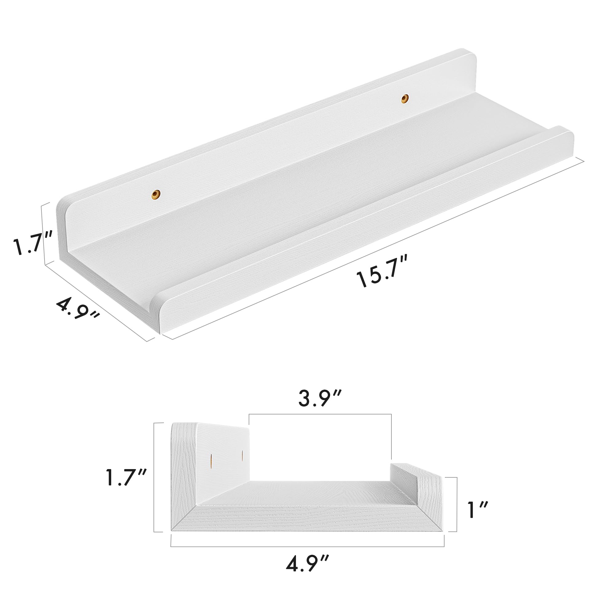 YUFLINX easy-install hardware with wall anchors for quick setup.