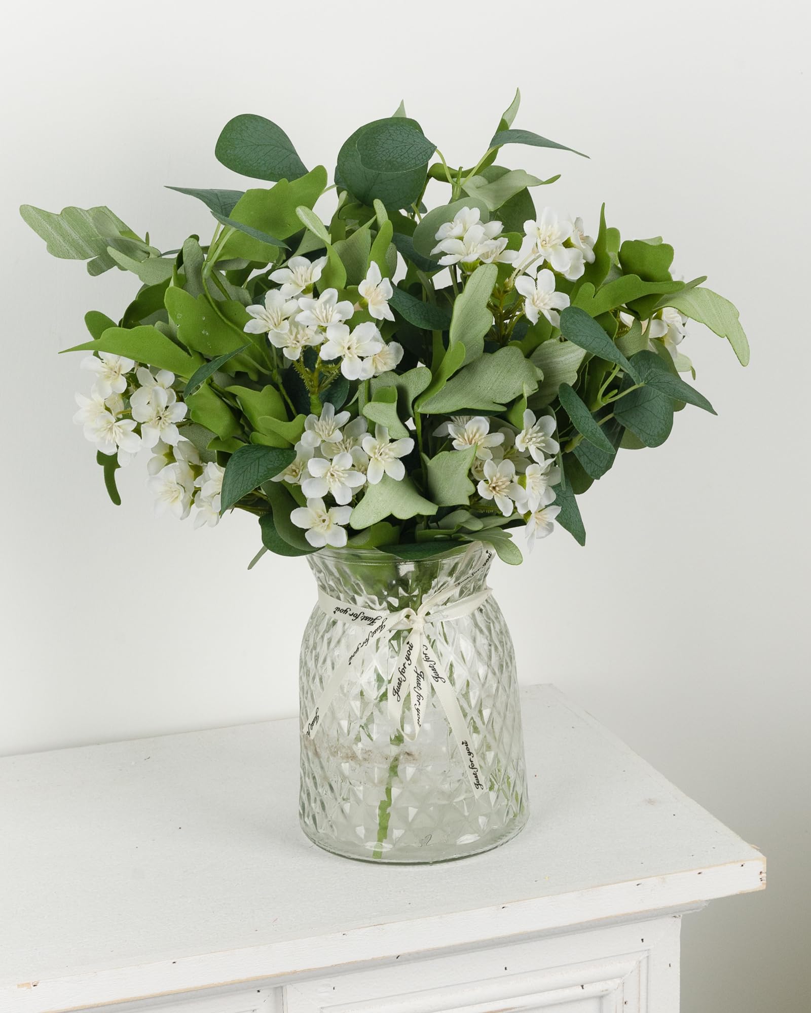 YUGALI eucalyptus greenery detail showcases lush contrast for spring-style arrangements