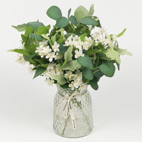 YUGALI table centerpiece arrangement using 16-inch stems for an elegant look