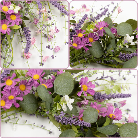 YUGALI year-round wreath blends farmhouse charm with modern decor
