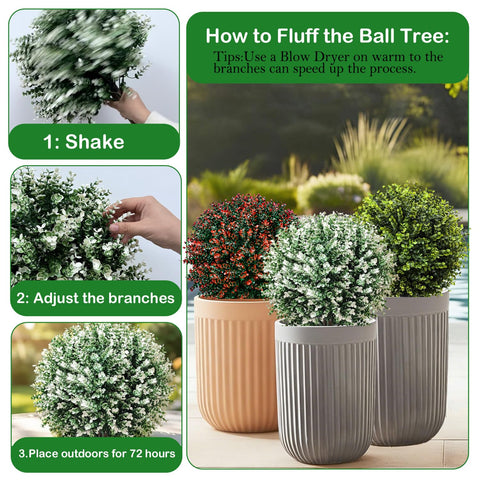 YUGYUM twin-pack topiary for simple interior refresh