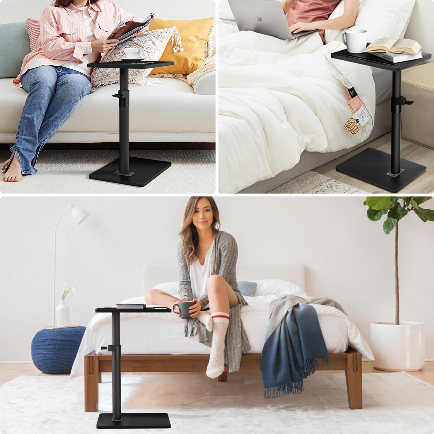 YUHFERA 360-degree swivel mechanism enabling flexible seating angles