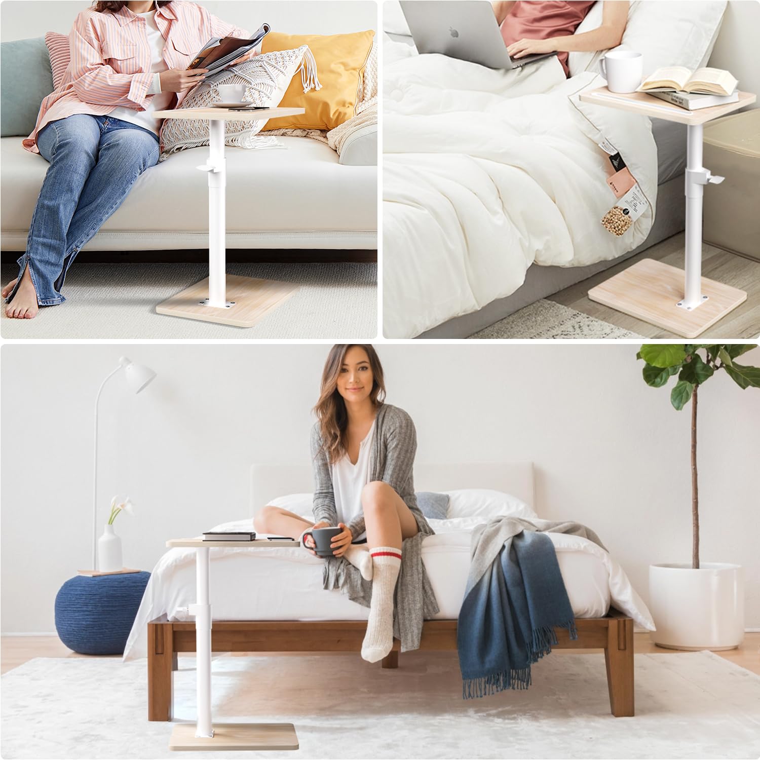 YUHFERA wooden compact design saves space in small rooms.