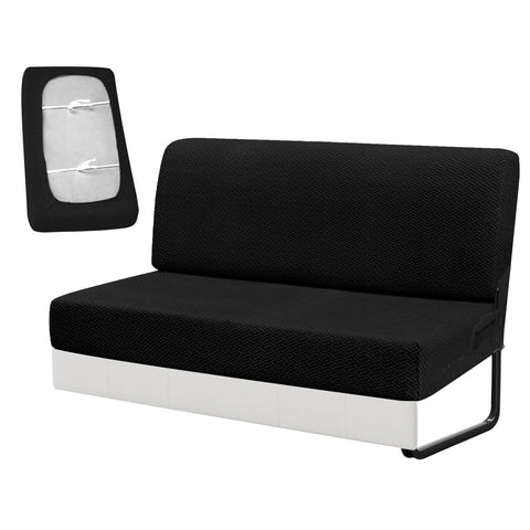 YUJIASH RV couch covers displayed on a sofa bed for everyday protection