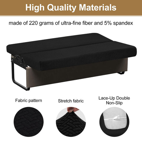 Seat piece of YUJIASH RV couch cover protecting the sofa surface