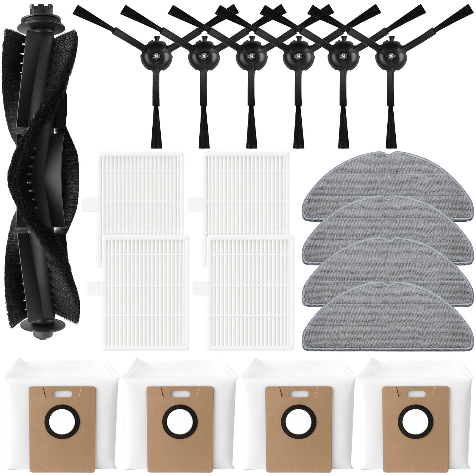 YUJINRU main roller brush for Tapo RV30 Max improves carpet cleaning performance