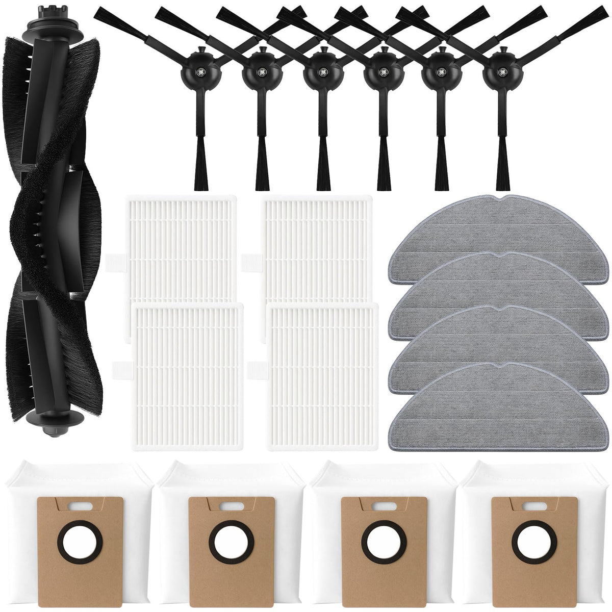 YUJINRU main roller brush for Tapo RV30 Max improves carpet cleaning performance