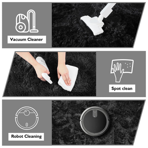 Yulidayang easy-clean rug for quick dusting and washing.