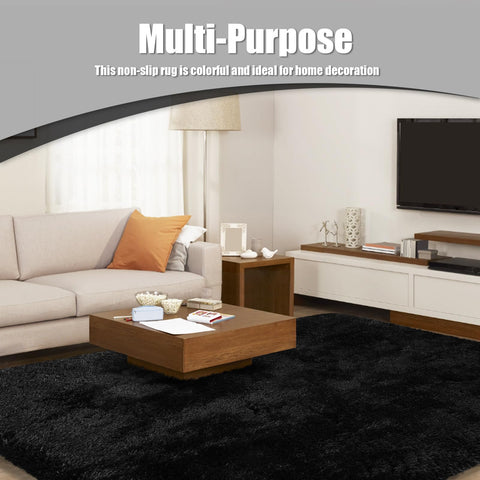 Yulidayang modern-decor rug elevates any room style.