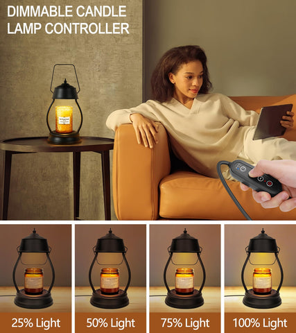 Fits jar candles up to 5.9 inches tall on the YULOFMVE warmer.