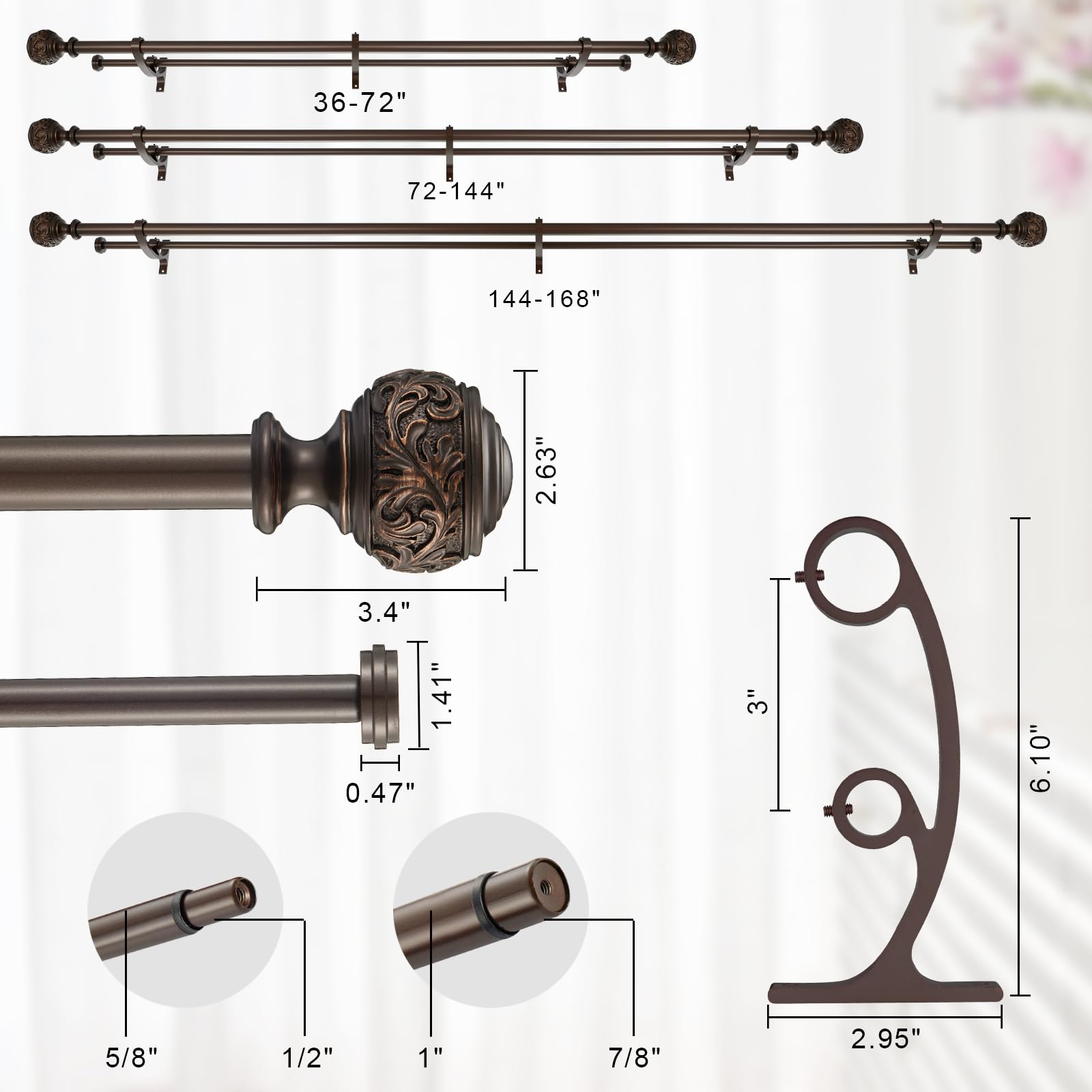 YuMierle installation hardware kit includes screws and anchors for easy setup