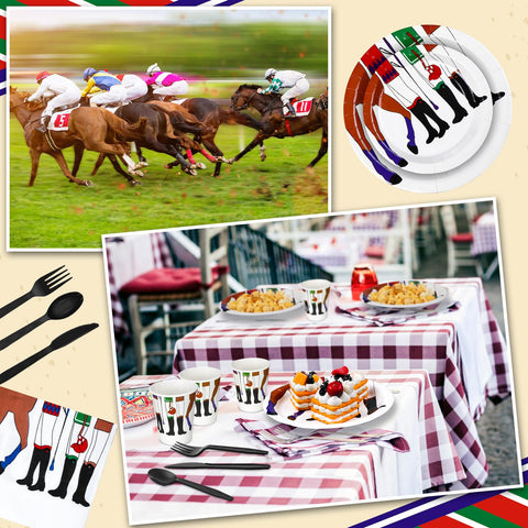 Yungyan Derby Day paper napkins offering quick cleanup and festive atmosphere
