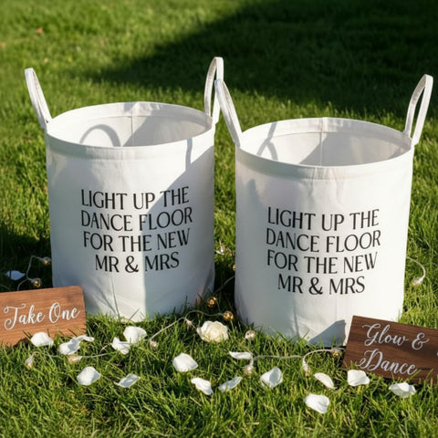 Yungyan white wedding basket top view, showing generous 15.75 inch storage space for flowers