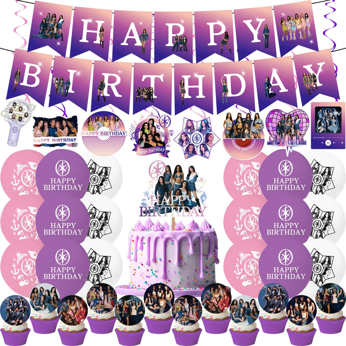 YUNKELIU singer-theme banner for a vibrant fan birthday setup