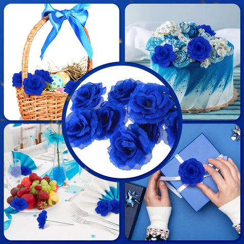 Yunlly blue roses for weddings provide elegant decor ideas