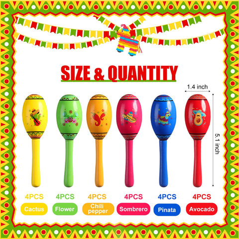 Yunsailing avocado pattern maracas for playful classroom fiestas