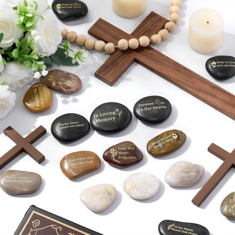 Deep color classic Yuntau stones add solemn ambiance.