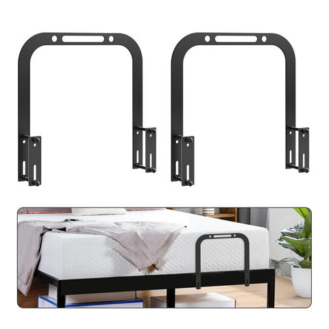 YUOROS extra tall mattress stopper on a metal bed frame preventing movement