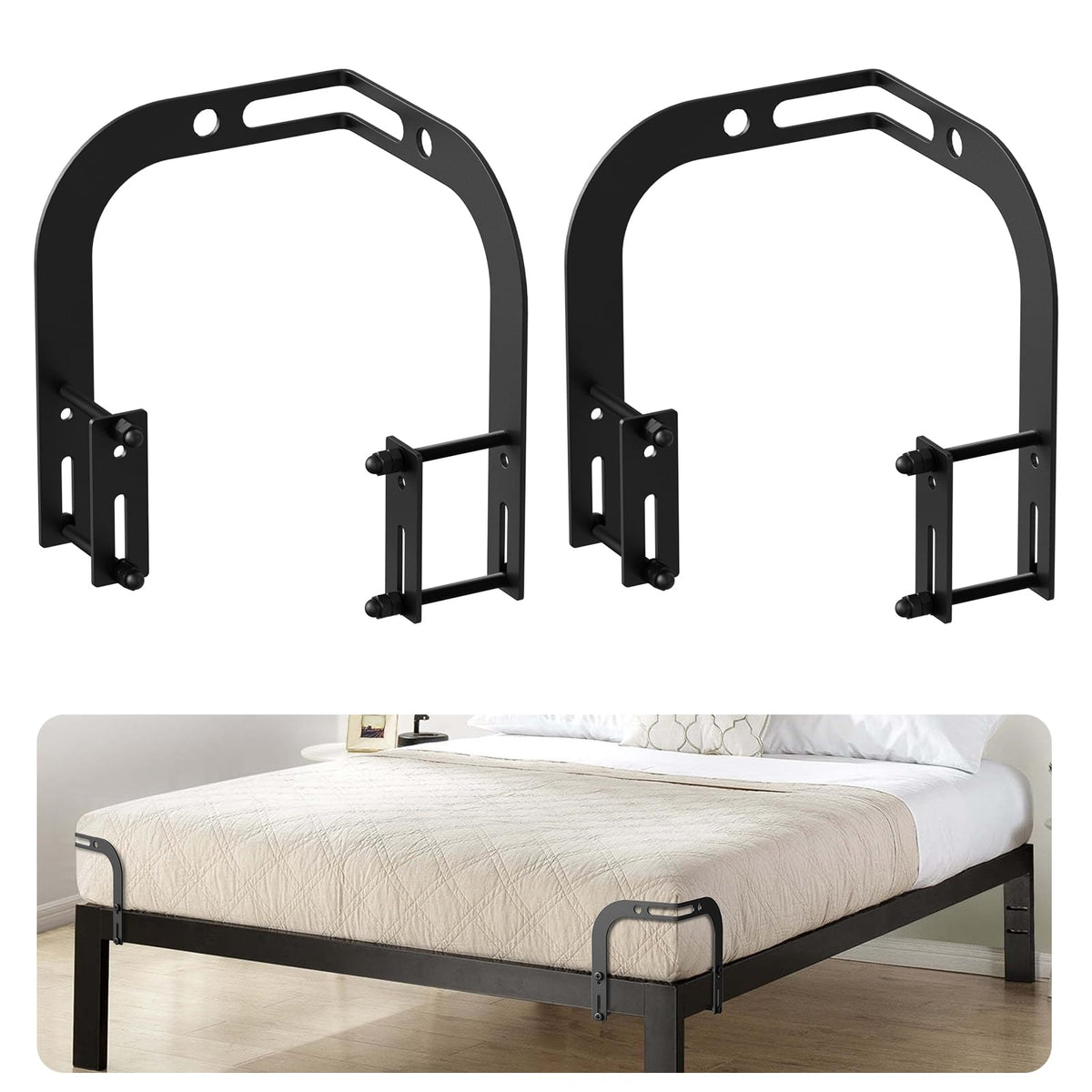 YUOROS mattress slide stopper corner bar provides secure, non-slip support for metal frames.