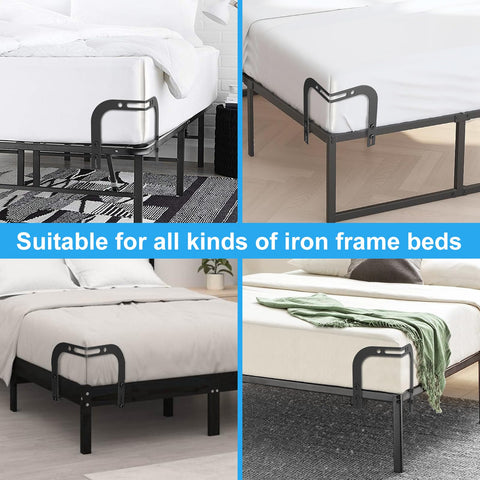 YUOROS metal sheet lock protects your bed frame from scratches while securing the mattress.