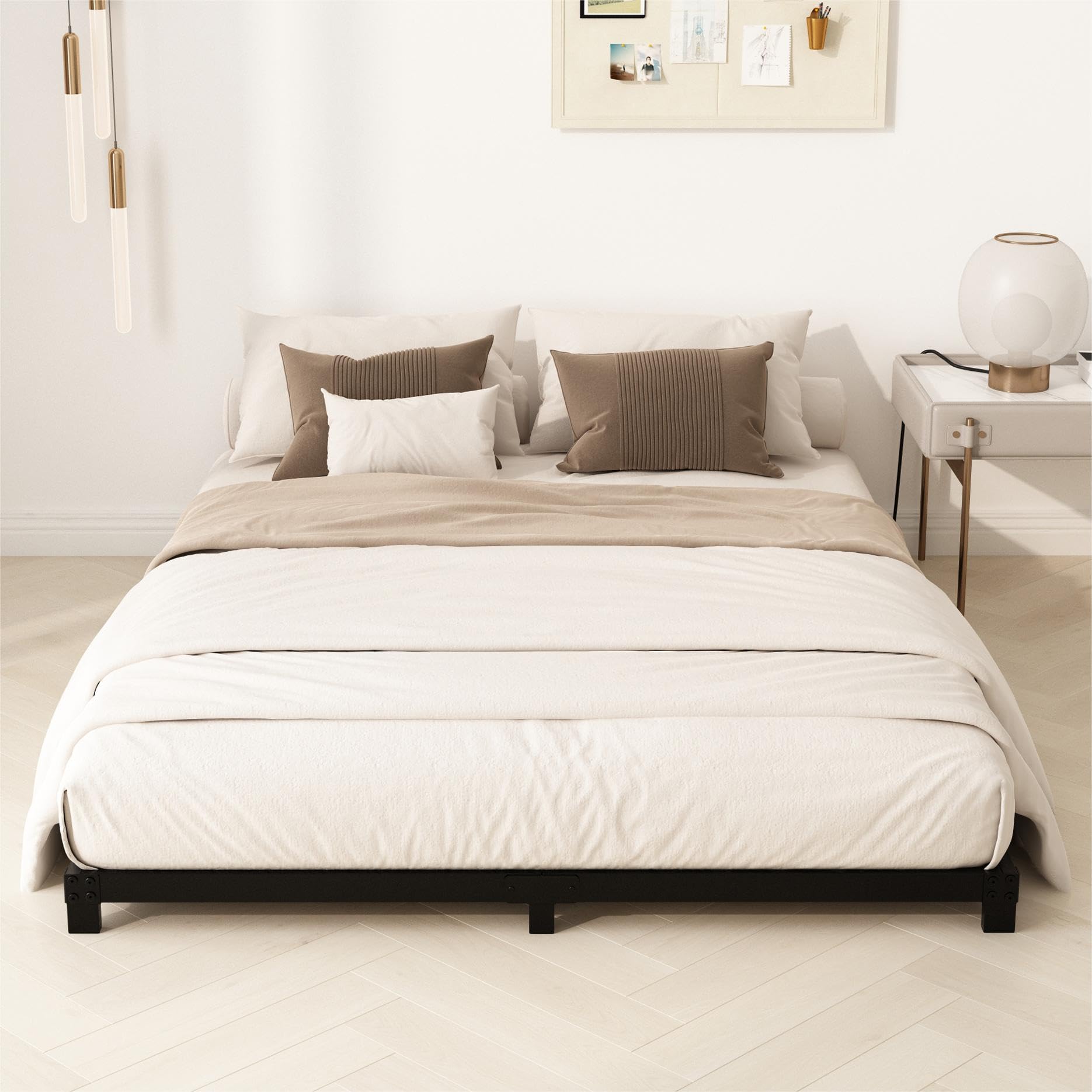 YUSENHEEI heavy-duty-metal-bed-frame emphasizes durable, long-term reliability.