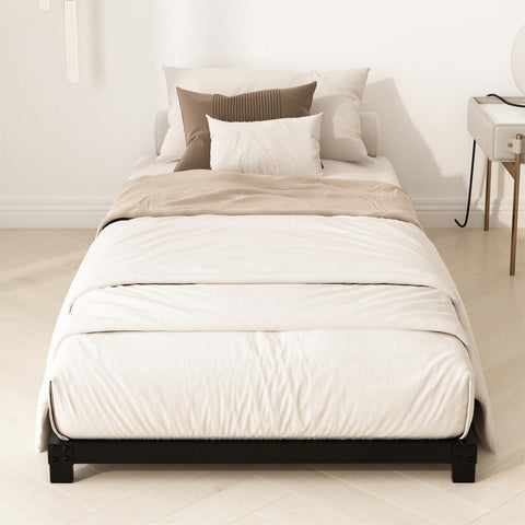 YUSENHEEI heavy-duty metal frame emphasizes robust support and long-lasting stability.