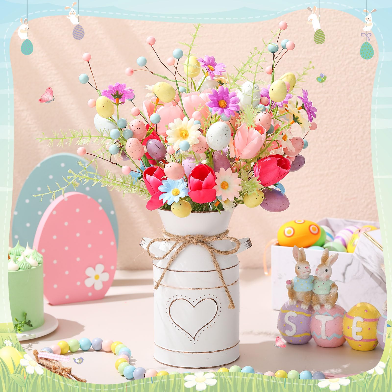 Yuxung bright colored Easter egg bouquet arrangement