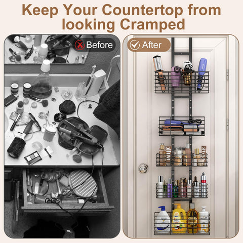 Yuyetuyo durable design supports heavy items without bending.
