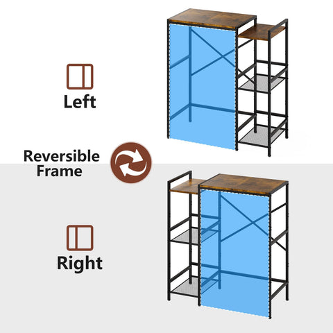 Yuyetuyo mini fridge stand space-saving design ideal for dorms and apartments.